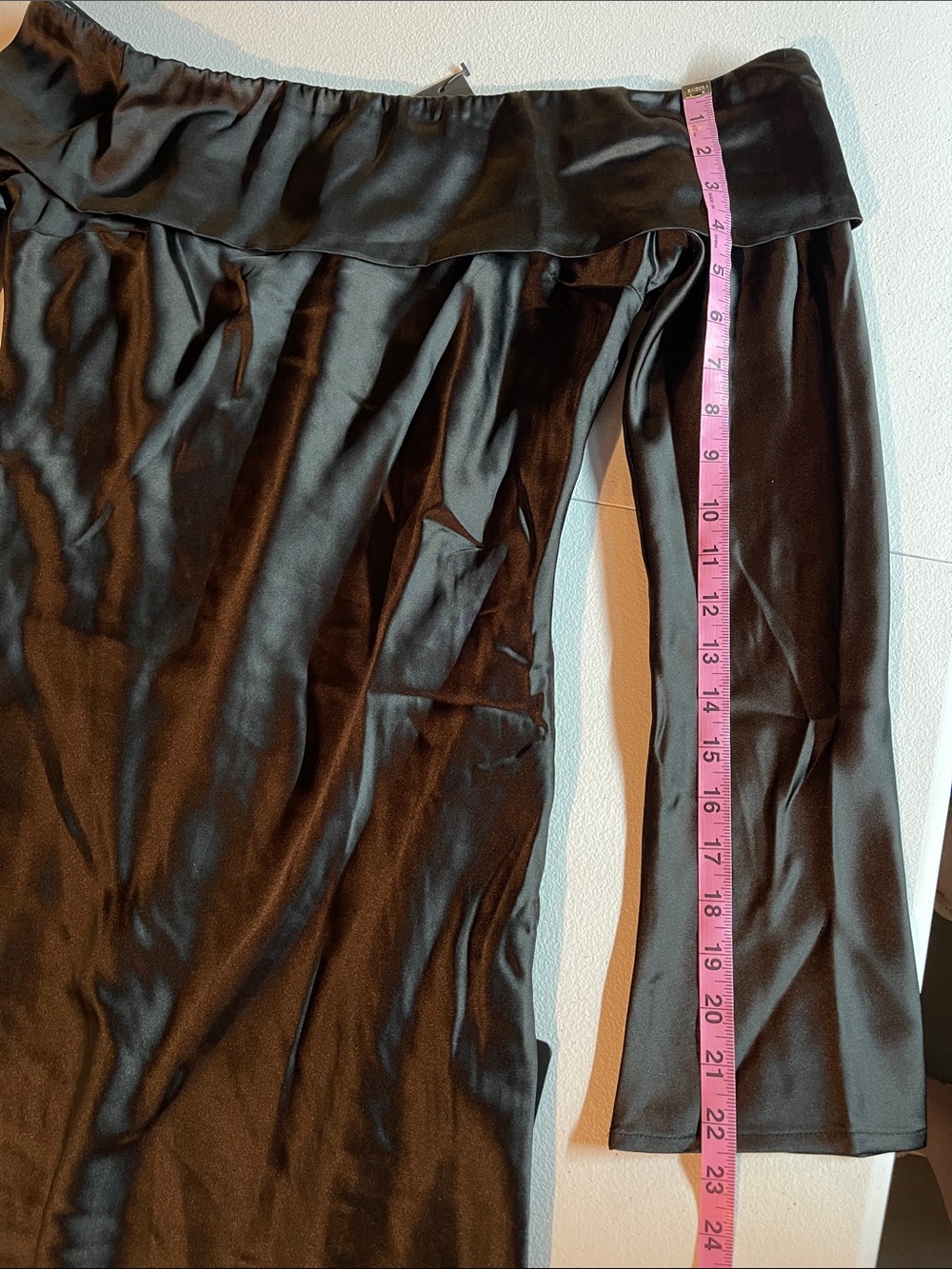Lulus "Luxurious Vision" Satin Off-the-Shoulder Mini Dress - Picture 6 of 9